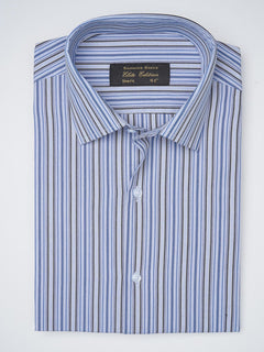 Multi Color Striped, Elite Edition, French Collar Men’s Formal Shirt (FS-1091)