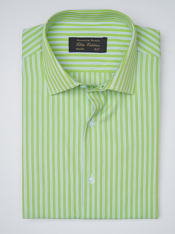 Multi Color Striped, Elite Edition, French Collar Men’s Formal Shirt (FS-1092)