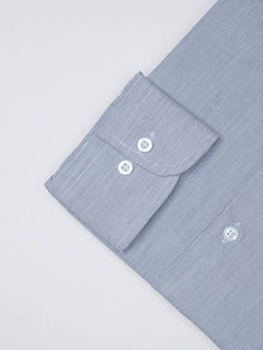 Blue Self Striped, Elite Edition, French Collar Men’s Formal Shirt (FS-1097)