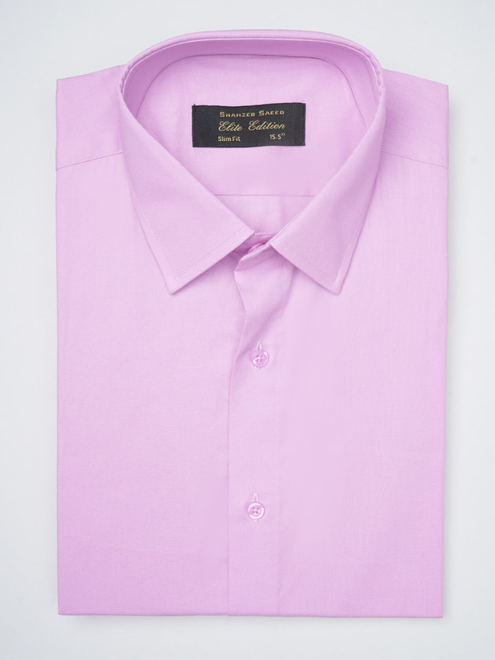 Light Purple Plain Elite Edition, French Collar Men’s Formal Shirt (FS-1110)