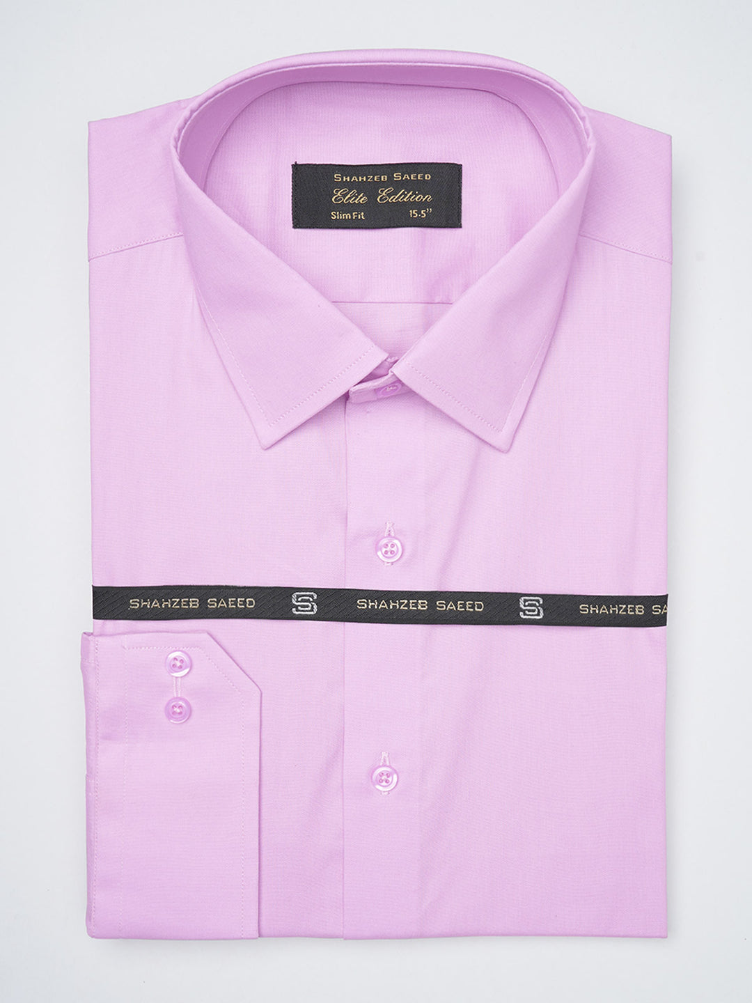 Light Purple Plain Elite Edition, French Collar Men’s Formal Shirt (FS-1110)