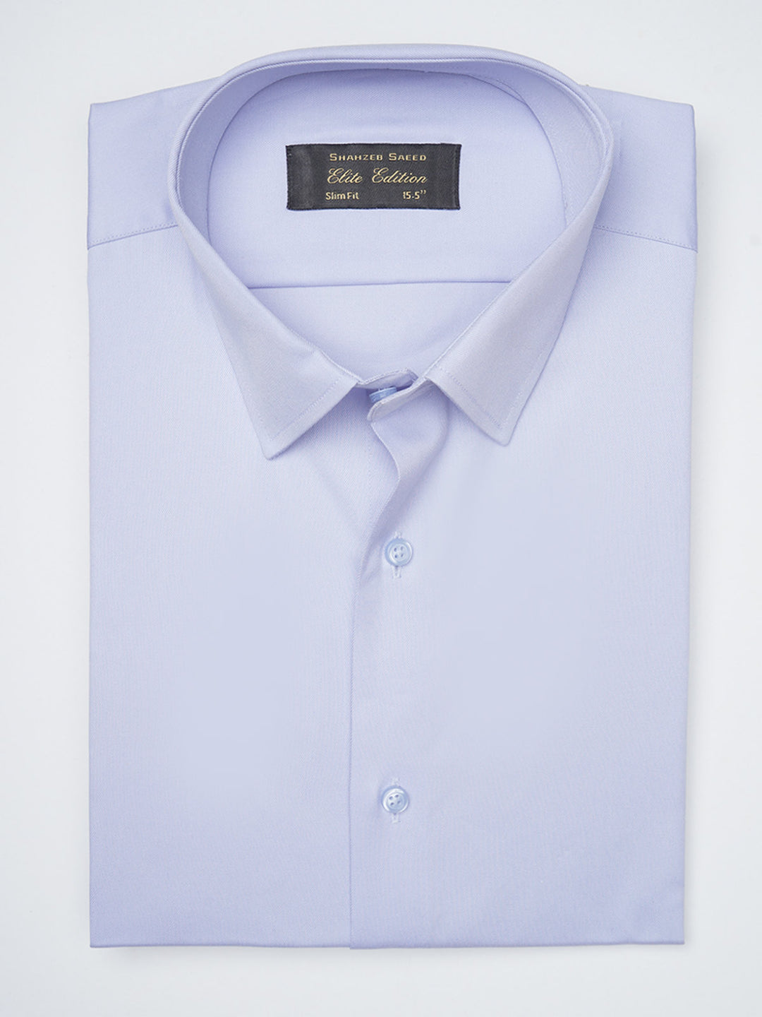 Light Blue Plain Elite Edition, French Collar Men’s Formal Shirt (FS-1116)