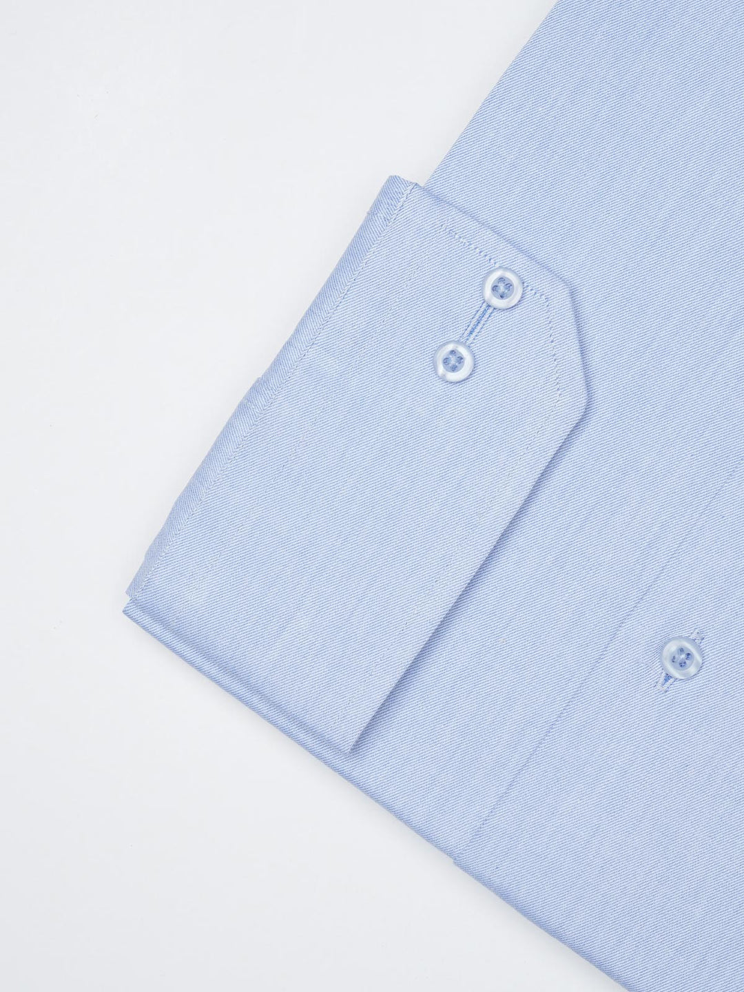 Light Blue Plain Elite Edition, French Collar Men’s Formal Shirt (FS-1117)