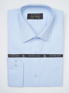 Sky Blue Self Elite Edition, French Collar Men’s Formal Shirt (FS-1119)