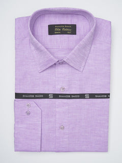 Dark Purple Self Elite Edition, French Collar Men’s Formal Shirt (FS-1122)
