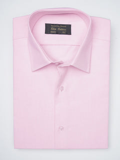 Light Pink Self Elite Edition, French Collar Men’s Formal Shirt (FS-1126)