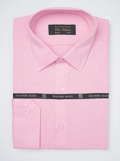 Pink  Self, Elite Edition, French Collar Men’s Formal Shirt (FS-1130)