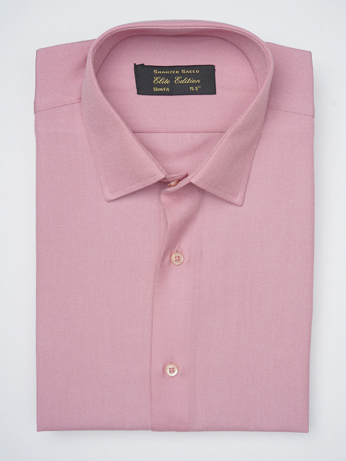Dark Pink Self Elite Edition, French Collar Men’s Formal Shirt (FS-1133)