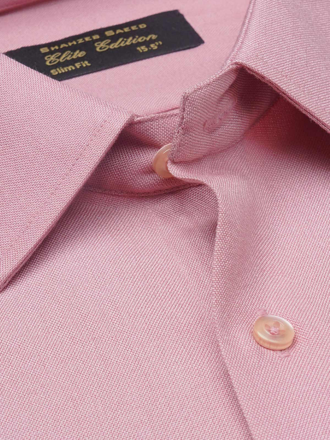 Dark Pink Self Elite Edition, French Collar Men’s Formal Shirt (FS-1133)