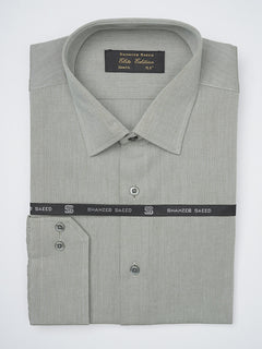 Grey Self Elite Edition, French Collar Men’s Formal Shirt (FS-1134)