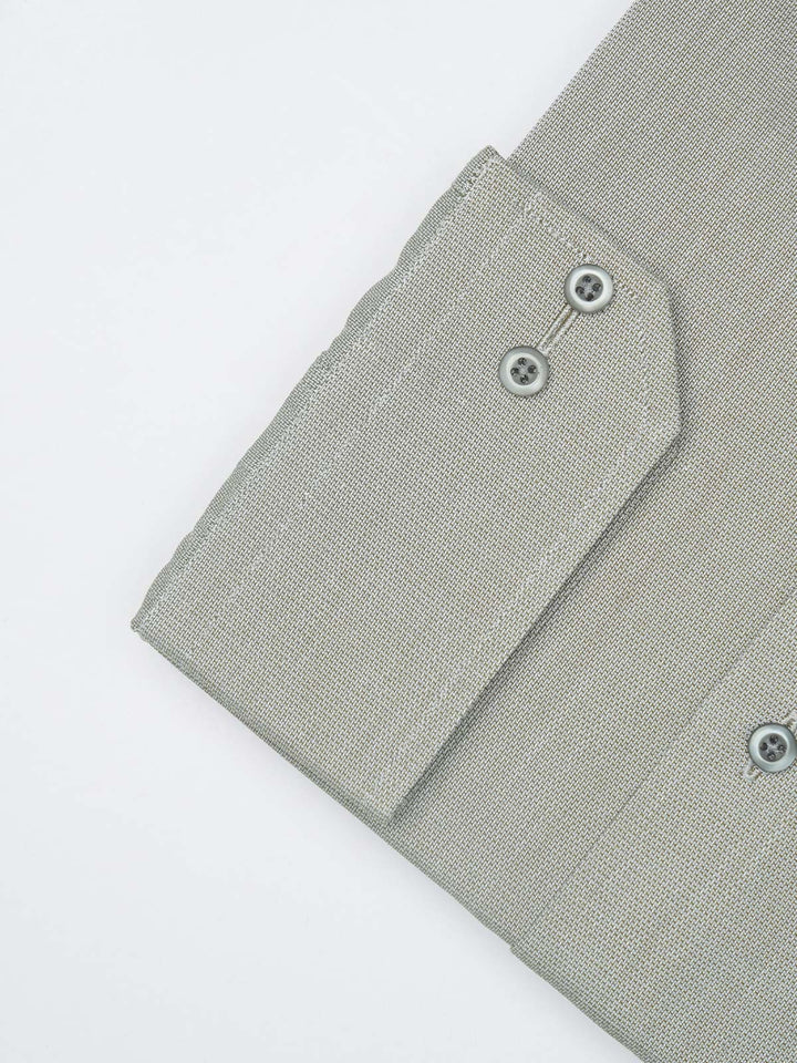 Grey Self Elite Edition, French Collar Men’s Formal Shirt (FS-1134)