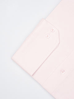 Light Pink Self Elite Edition, French Collar Men’s Formal Shirt (FS-1137)
