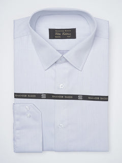 Light Grey Self, Elite Edition, French Collar Men’s Formal Shirt (FS-1147)