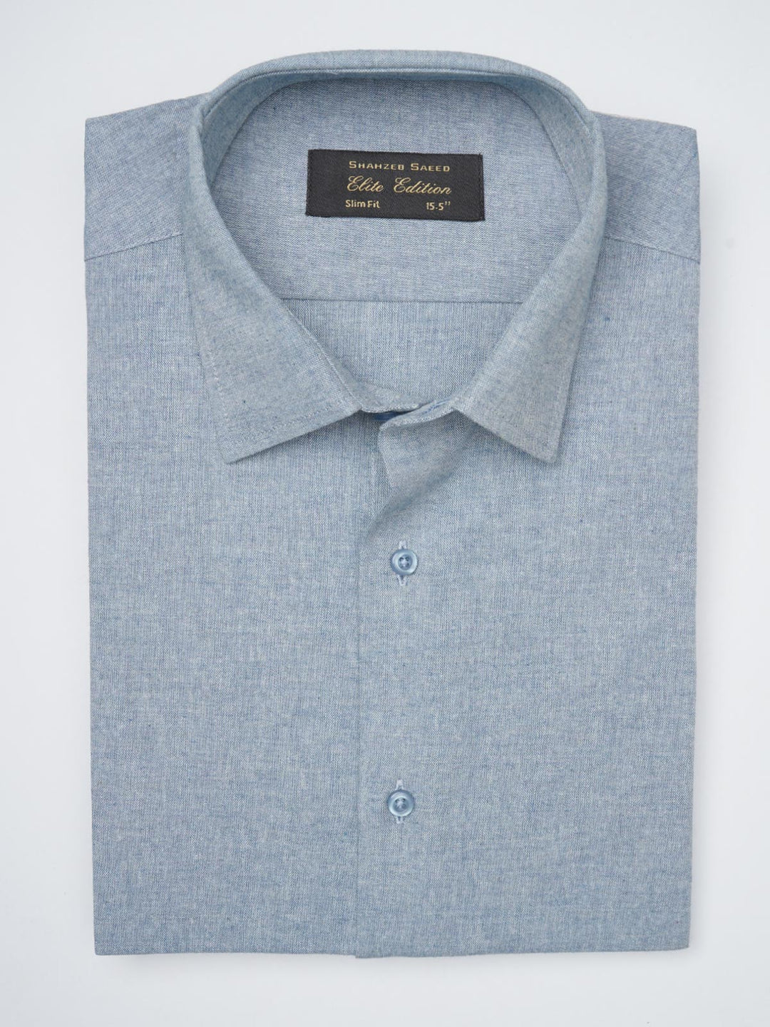 Grey Self Elite Edition, French Collar Men’s Formal Shirt (FS-1149)