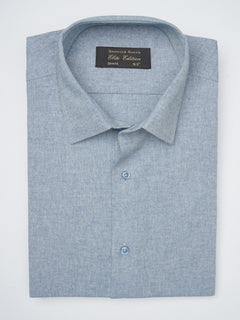 Grey Self Elite Edition, French Collar Men’s Formal Shirt (FS-1149)