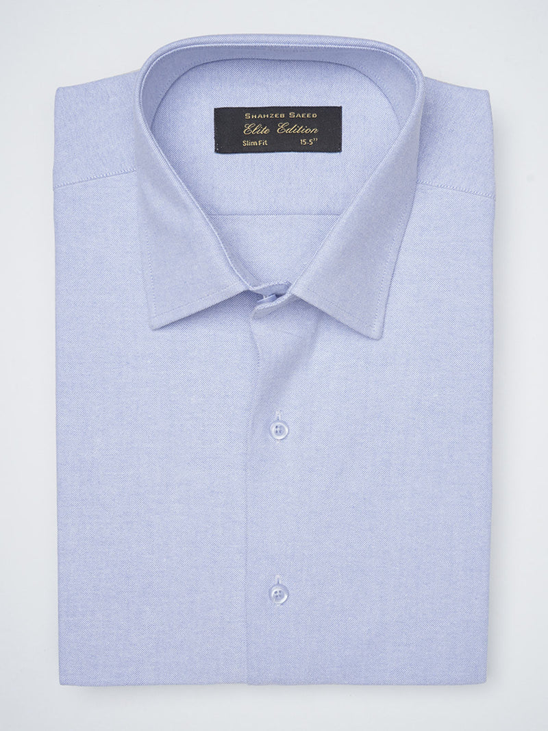 Sky Blue Self Elite Edition, French Collar Men’s Formal Shirt (FS-1155)