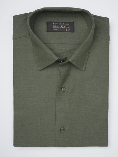 Green Self Elite Edition, French Collar Men’s Formal Shirt (FS-1169)