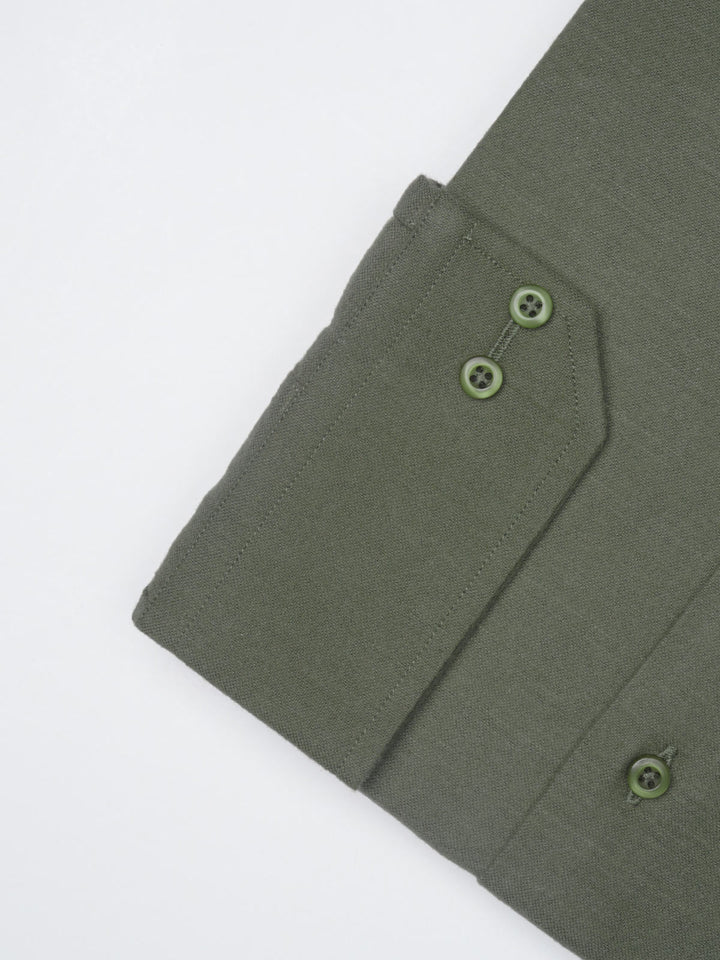 Green Self Elite Edition, French Collar Men’s Formal Shirt (FS-1169)