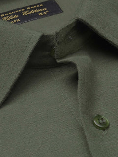 Green Self Elite Edition, French Collar Men’s Formal Shirt (FS-1169)