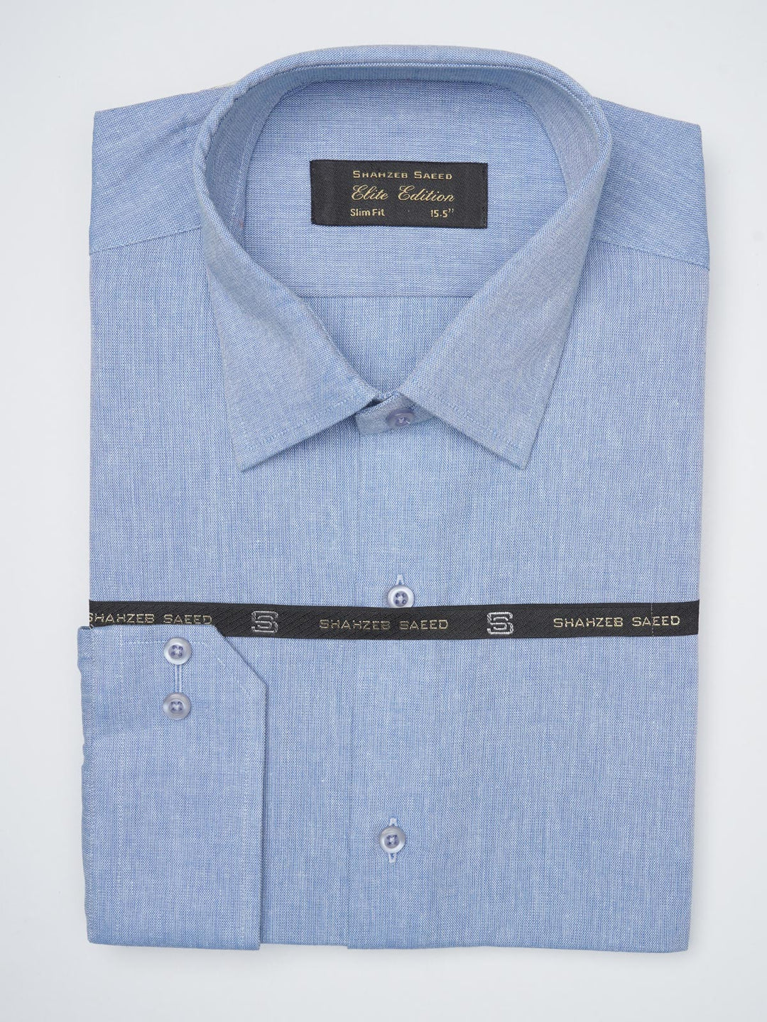 Blue Self Elite Edition, French Collar Men’s Formal Shirt (FS-1180)