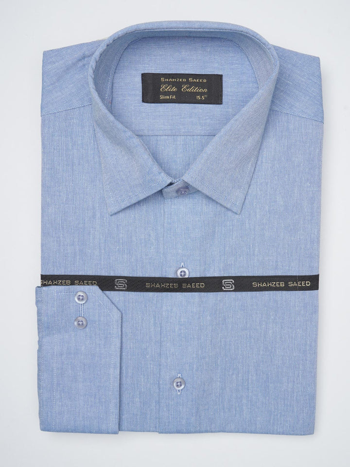 Blue Self Elite Edition, French Collar Men’s Formal Shirt (FS-1180)