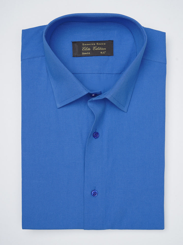 Robin Blue Plain, Elite Edition, French Collar Men’s Formal Shirt (FS-1185)