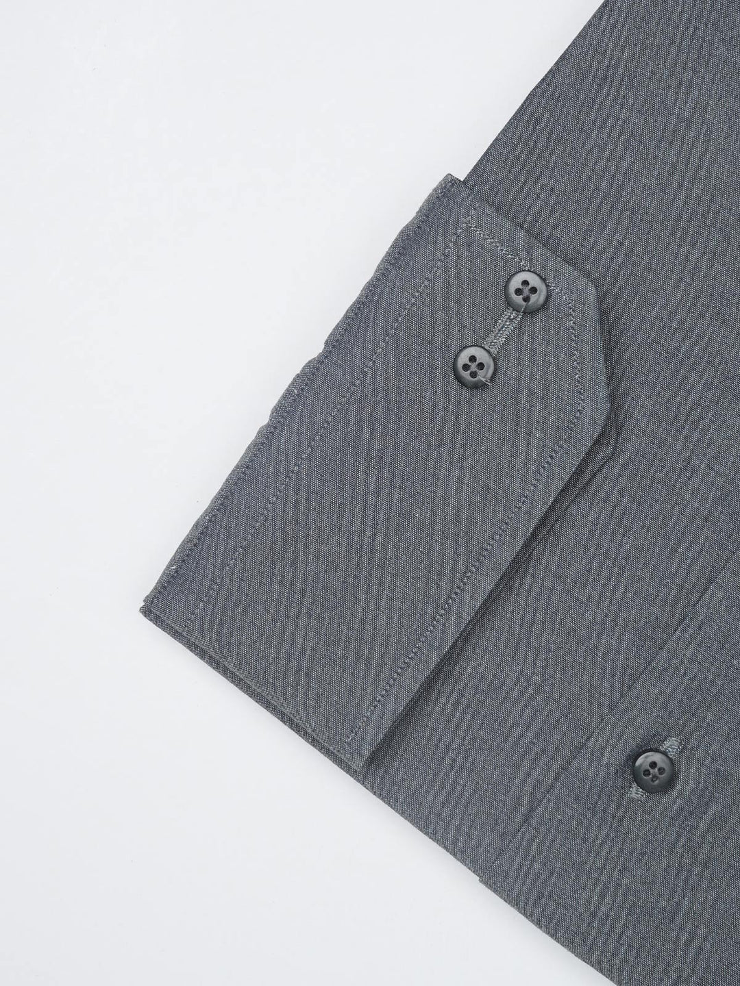 Dark Grey Self, Elite Edition, French Collar Men’s Formal Shirt (FS-1192)