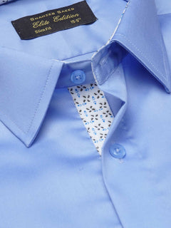 Blue Plain, Elite Edition, French Collar Men’s Designer Formal Shirt  (FS-1210)