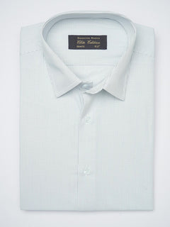 Light Grey Micro Checkered, Elite Edition, French Collar Men’s Formal Shirt (FS-1220)