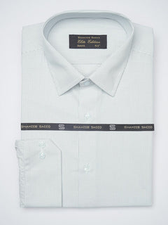 Light Grey Micro Checkered, Elite Edition, French Collar Men’s Formal Shirt (FS-1220)