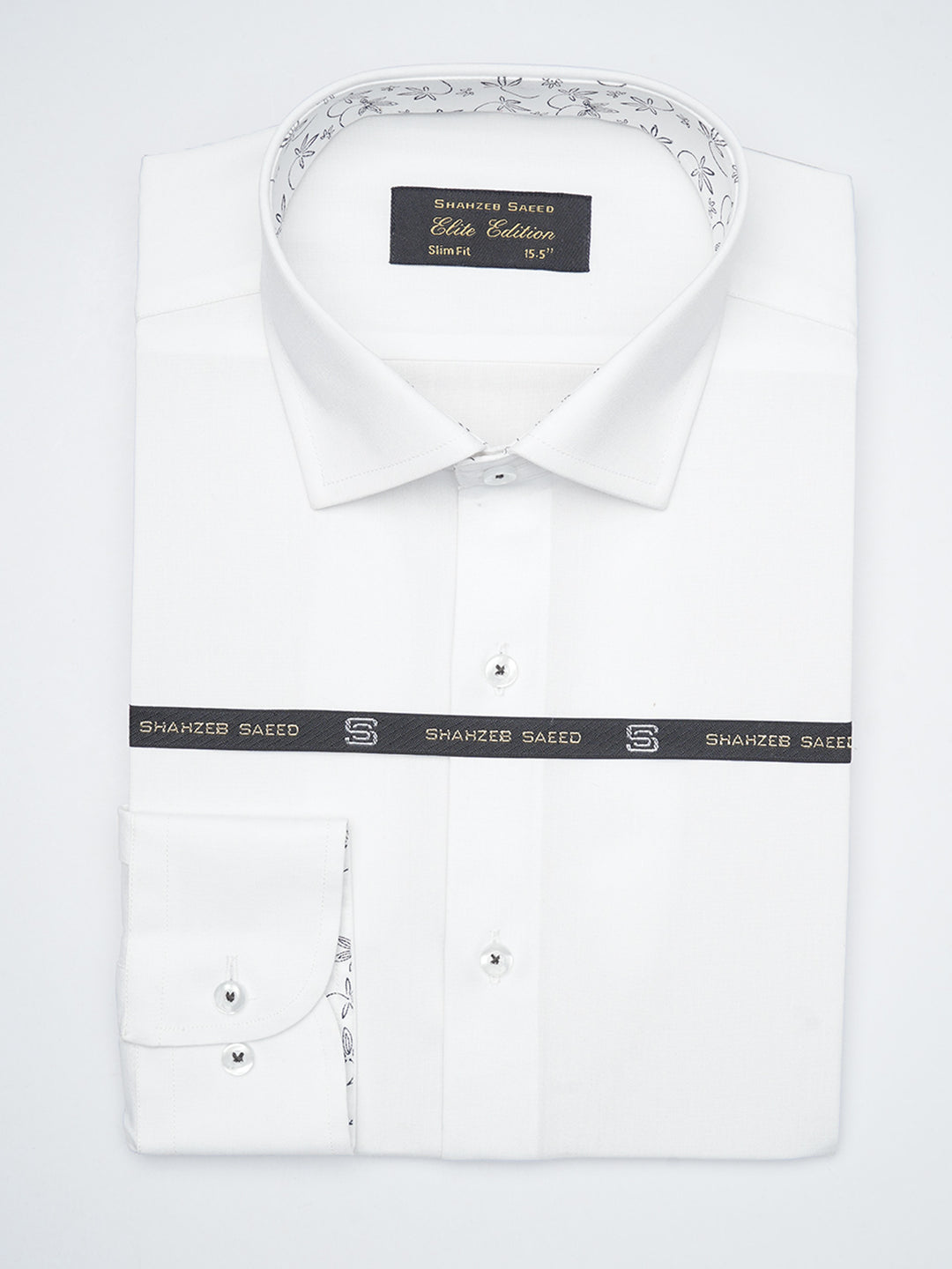 White Plain, Elite Edition,Cutaway Collar Men’s Designer Formal Shirt (FS-1256)