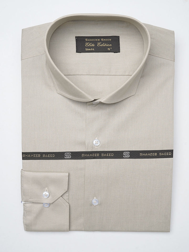 Fawn Self, Elite Edition,Cutaway Collar Men’s Formal Shirt (FS-1262)