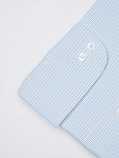 Blue Self Micro Checkered, Elite Edition, Cutaway Collar Men’s Formal Shirt  (FS-1284)