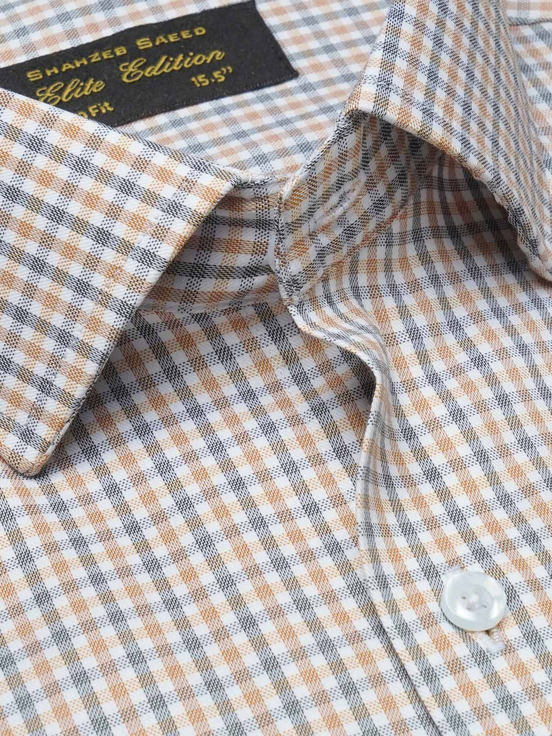 Multi Color Self Checkered, Elite Edition, Cutaway Collar Men’s Formal Shirt  (FS-1298)