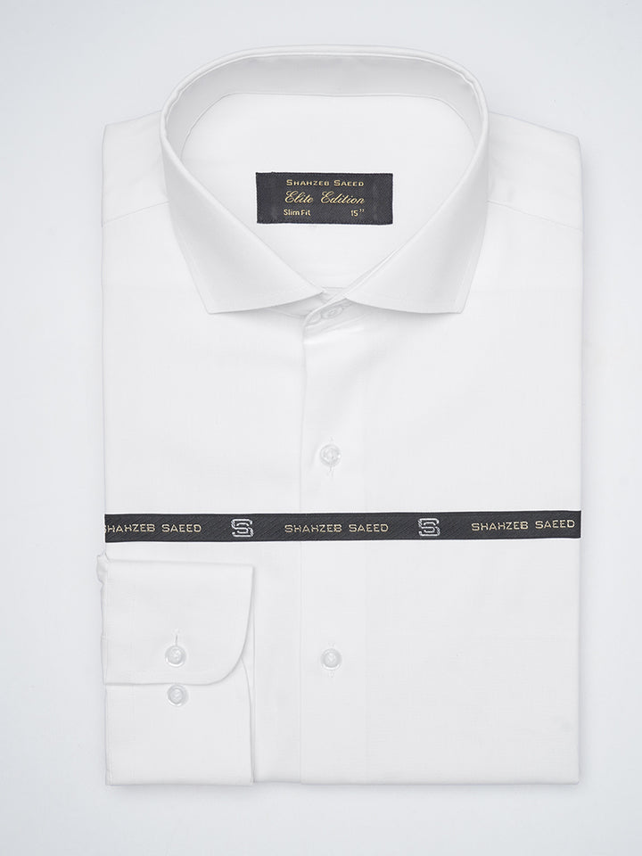 White Plain, Elite Edition,Cutaway Collar Men’s Formal Shirt  (FS-1371)