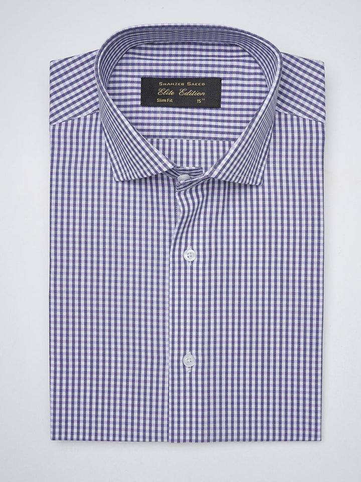 Multi Color Checkered, Elite Edition, Cutaway Collar Men’s Formal Shirt  (FS-1410)