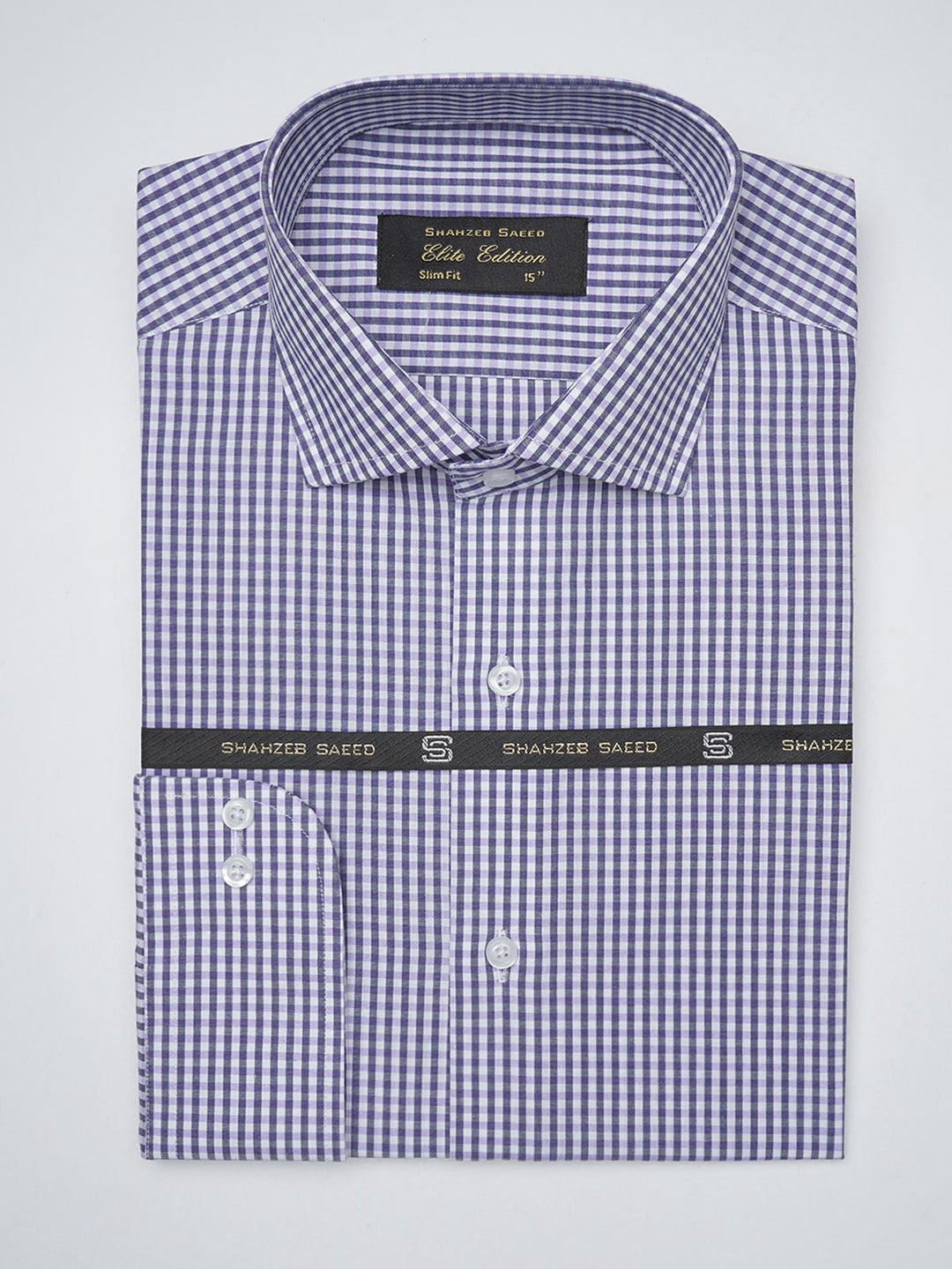 Multi Color Checkered, Elite Edition, Cutaway Collar Men’s Formal Shirt  (FS-1410)