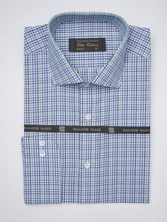 Multi Color Micro Checkered, Elite Edition, Cutaway Collar Men’s Formal Shirt  (FS-1412)