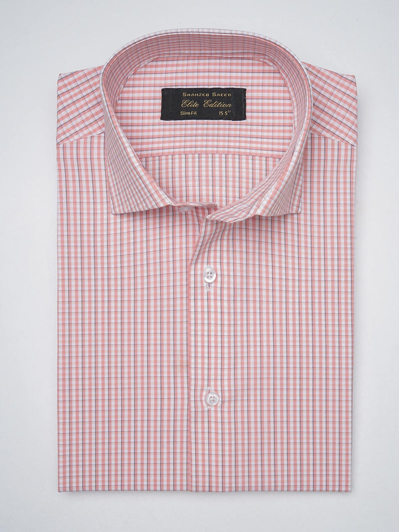Multi Color Checkered, Elite Edition, Cutaway Collar Men’s Formal Shirt  (FS-1415)