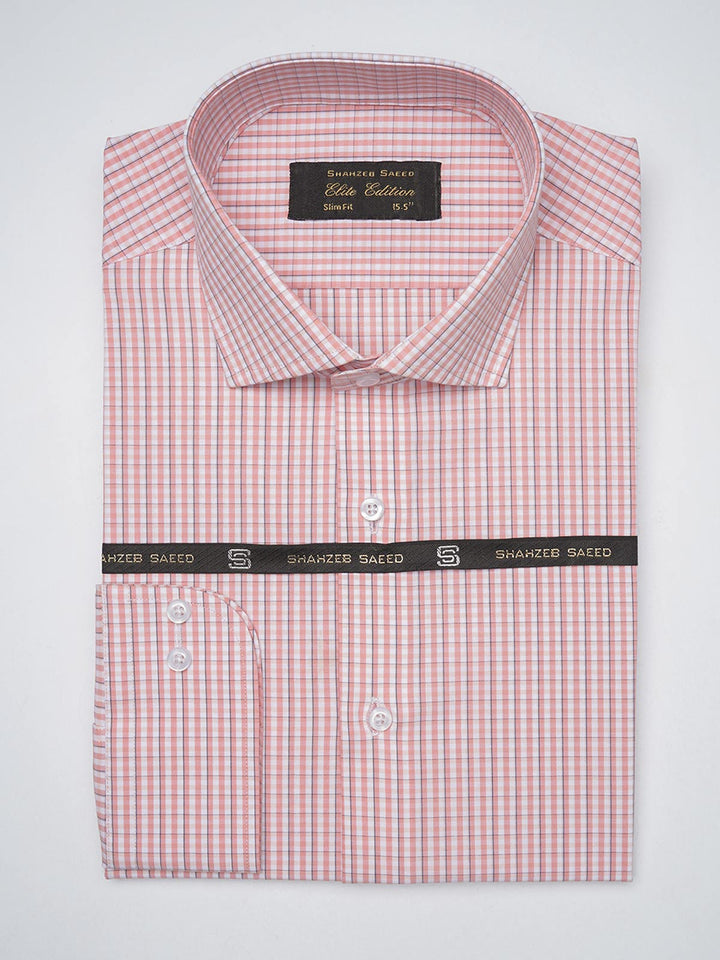 Multi Color Checkered, Elite Edition, Cutaway Collar Men’s Formal Shirt  (FS-1415)