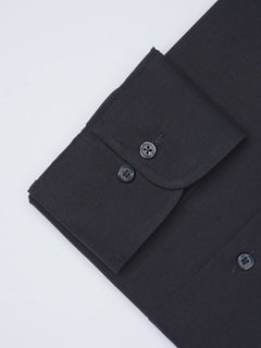 Navy Blue Plain, Elite Edition, Cutaway Collar Men’s Formal Shirt  (FS-1431)