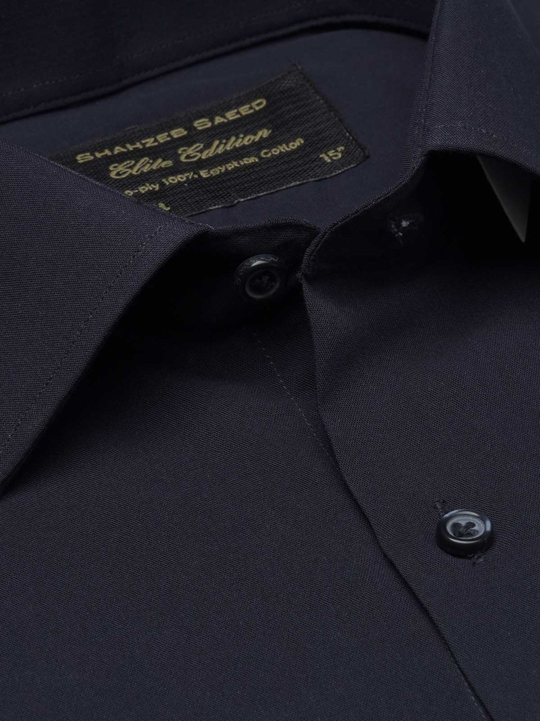 Navy Blue Plain, Elite Edition, Cutaway Collar Men’s Formal Shirt  (FS-1432)