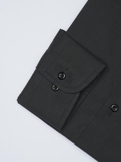Black Plain, Elite Edition, Cutaway Collar Men’s Formal Shirt  (FS-1443)