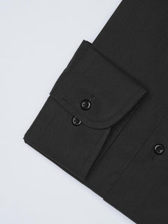 Black Plain, Elite Edition, French Collar Men’s Formal Shirt  (FS-1460)