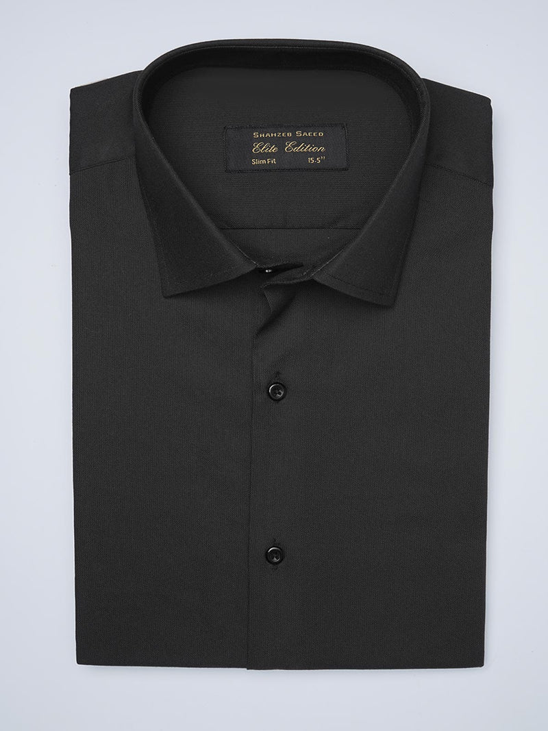 Black Self, Elite Edition, Cutaway Collar Men’s Formal Shirt  (FS-1462)