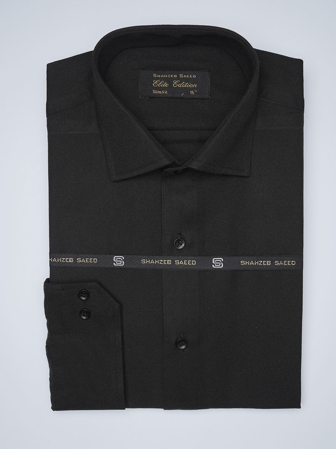 Black Self, Elite Edition, Cutaway Collar Men’s Formal Shirt  (FS-1464)