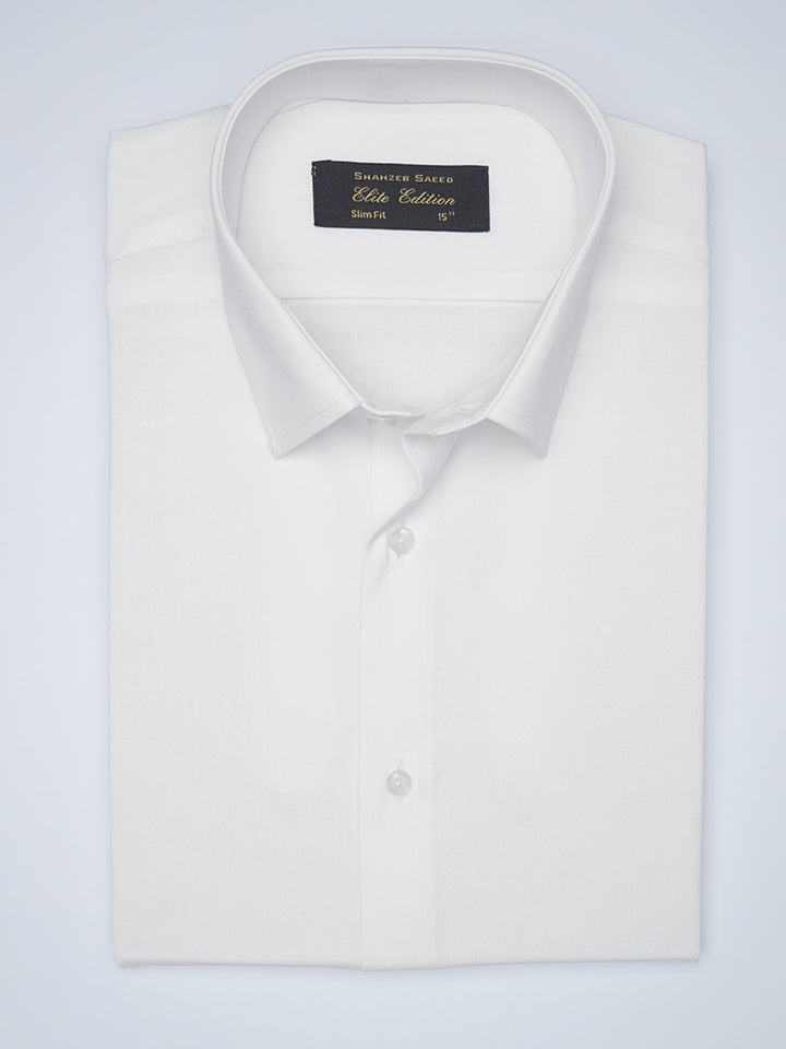 White Plain, Elite Edition, French Collar Men’s Formal Shirt  (FS-1472)