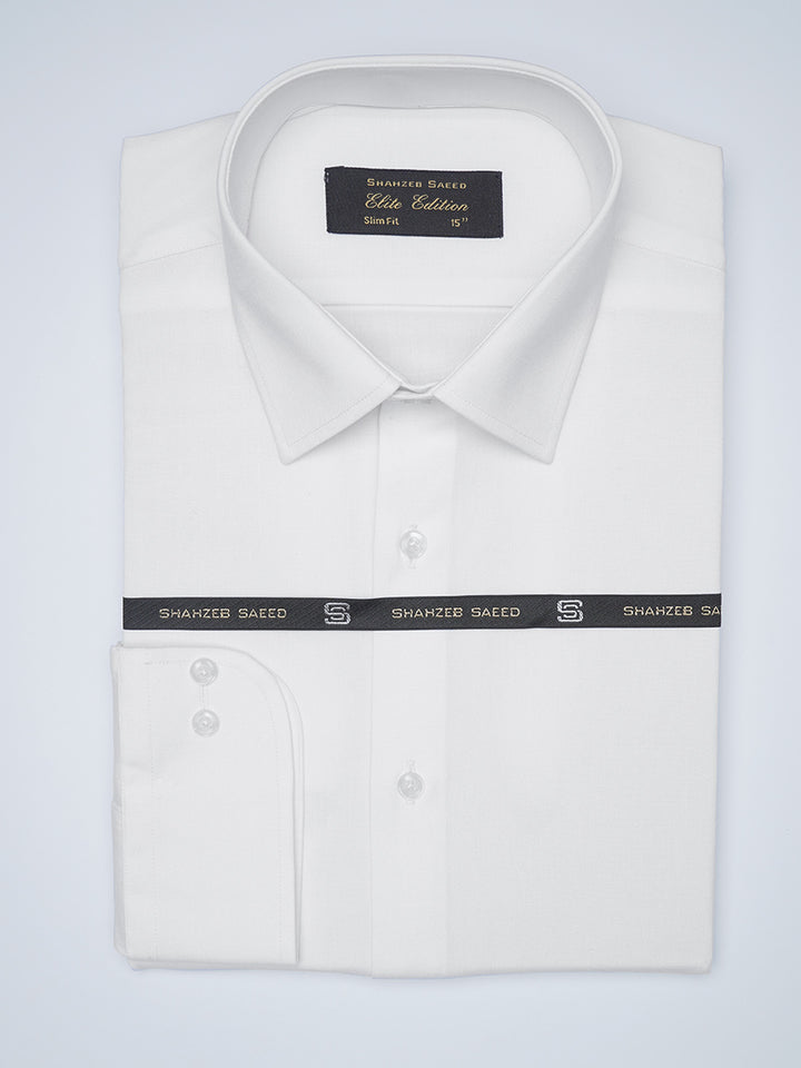 White Plain, Elite Edition, French Collar Men’s Formal Shirt  (FS-1472)