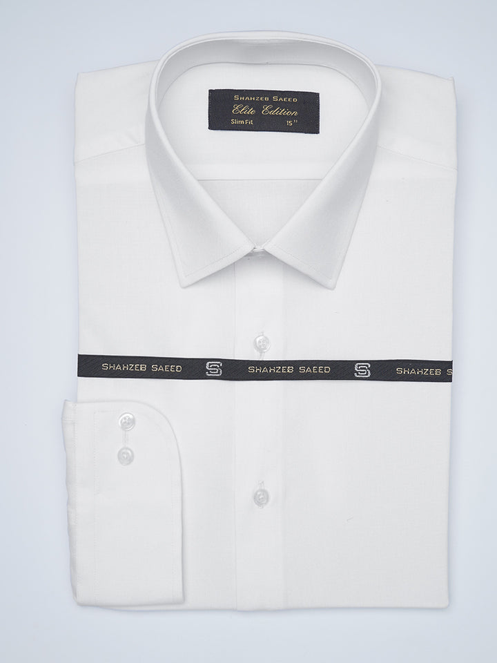 White Plain, French Collar, Elite Edition, Men’s Formal Shirt  (FS-1473)