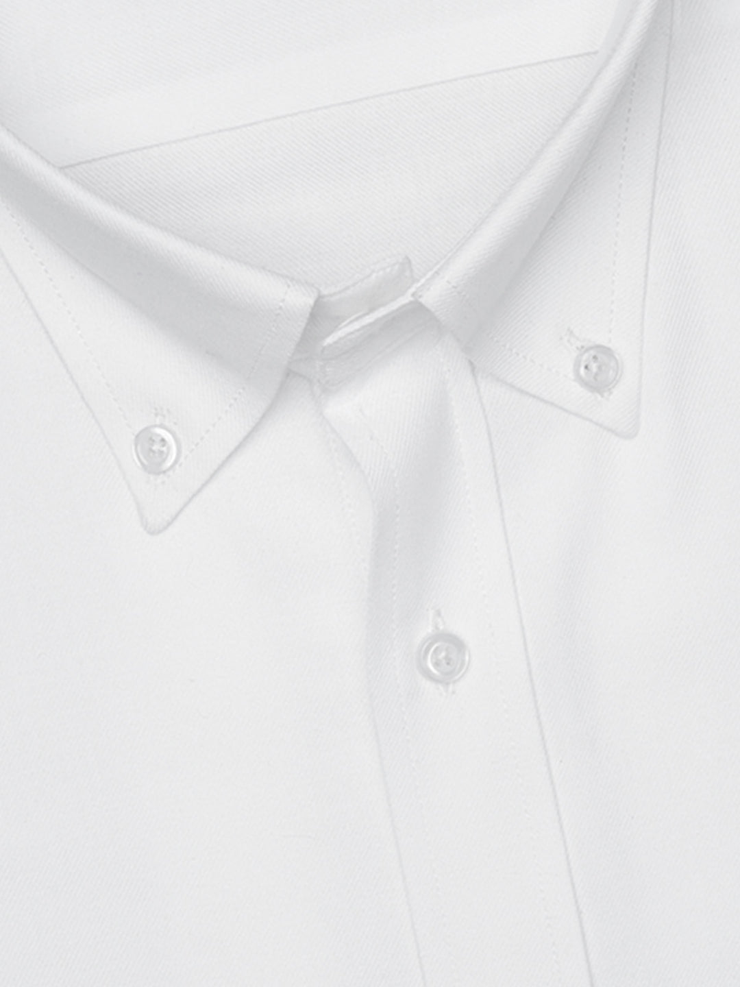 White Button Down Self, Elite Edition, Men’s Formal Shirt  (FS-1481)